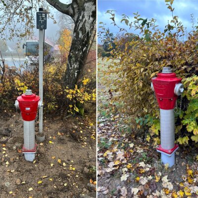 Austausch von Hydranten im Gemeindegebiet