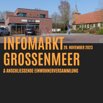 Infomarkt in Großenmeer (Bild vergrößern)