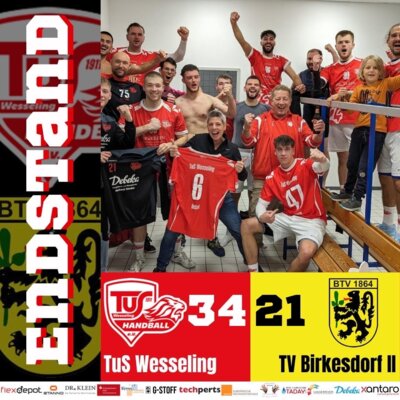 Meldung: 1.Männer : TV Birkesdorf II - 34:21 [Spielbericht]