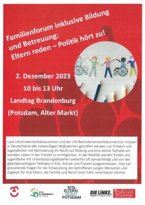 Familienforum inklusive Bildung und Betreuung