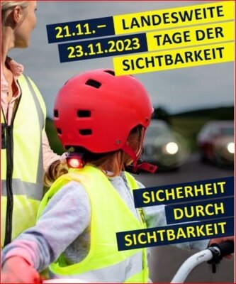 Plakat zu den landesweiten Tagen der Sichtbarkeit in Brandenburg