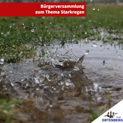 Foto zur Meldung: Bürgerversammlung zum Thema Starkregen