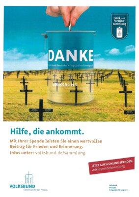 Haus- und Straßensammlung 2023 des Volksbundes