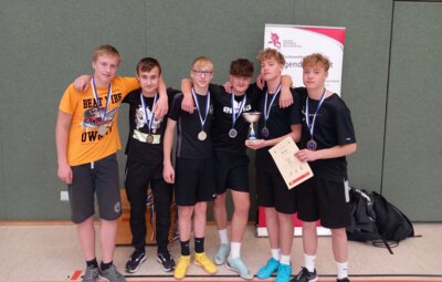 Jugend trainiert Kreisfinale Volleyball WK III m / w in Senftenberg