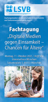 „Digitale Medien gegen Einsamkeit – Chancen für Ältere“ Rückblick zur Fachtagung am 11. Oktober 2021 (Bild vergrößern)