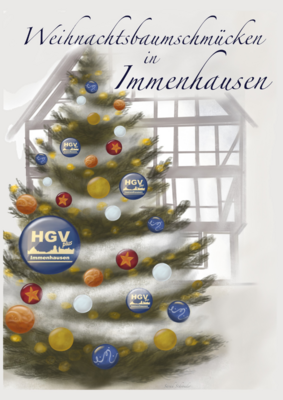 Weihnachtsbaumschmücken in Immenhausen (Bild vergrößern)
