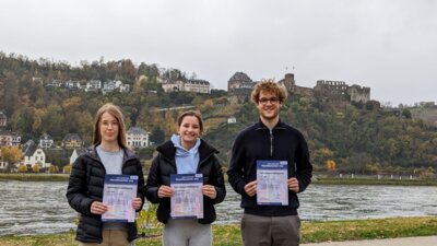 Luisa Leidig, Jacqueline Schmidt und Nick Claßen (alle MSS 13) nahmen an der internationalen Physikolympiade teil