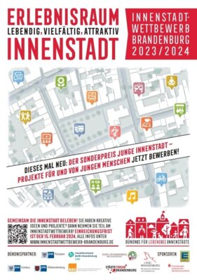 Meldung: Innenstadtwettbewerb Brandenburg 2023/2024