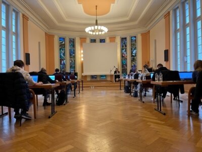Der Auswahltest fand im Rathaussitzungssaal statt.