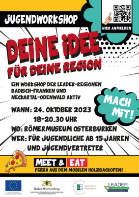 "Deine Idee für deine Region" - LEADER-Regionen laden zum Jugendworkshop ein (Bild vergrößern)