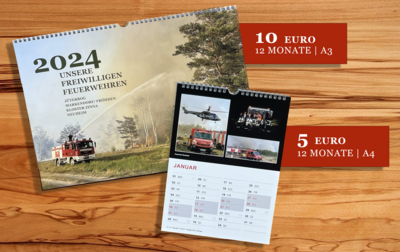 Der Feuerwehrkalender 2024 ist da! (Bild vergrößern)
