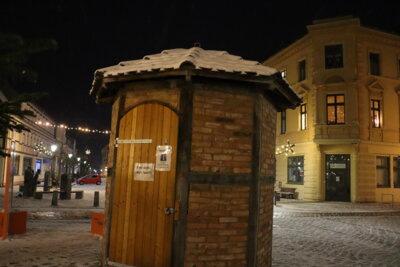 Ehrenamtliche Betreuer für die Tauschhütte auf dem Marktplatz gesucht