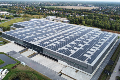 Hillwood Falkensee - Das bisher größte von fabrikon fertiggestellte Projekt mit rund 50.000 m² zusammenhängender Hallenfläche | ©fabrikon