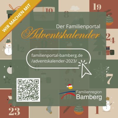 Foto zur Meldung: Adventskalender der Familienregion Bamberg