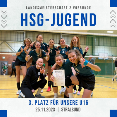 Meldung: Landesmeisterschaft U16w 2. Vorrunde 3. Platz