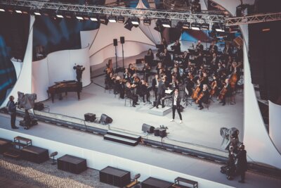 Filmorchester Babelsberg bei den Elblandfestspielen | Foto: prignitzliebe - Anja Möller (Bild vergrößern)