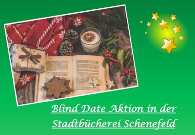Blind Date-Aktion vor Weihnachten in der Stadtbücherei Schenefeld