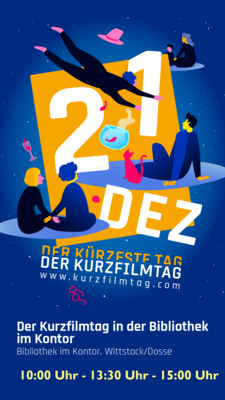 Kurzfilmtag in der Bibliothek im Kontor