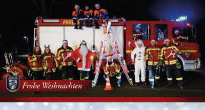 Die Feuerwehr Seester wünscht Frohe Weihnachten