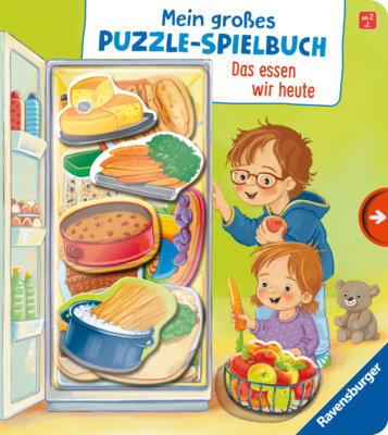 Andrea Hebrock - Mein großes Puzzle-Spielbuch: Das essen wir heute