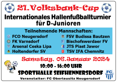 21.Volksbank-Cup 2024 der D-Junioren (Bild vergrößern)