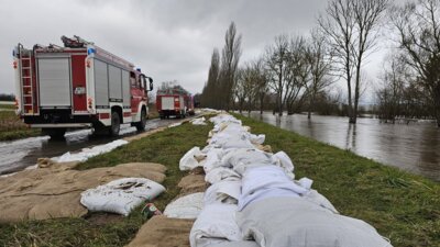 Hochwassereinsatz im Landkreis Mansfeld-Südharz