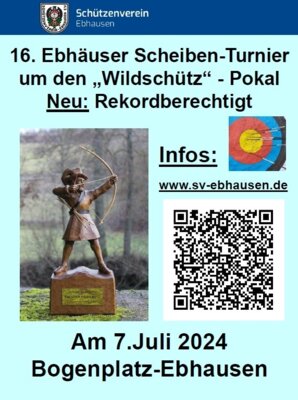 16. Ebhäuser Bogen-Turnier „Wildschütz“ am 07.07.2024 Neu: rekordberechtigt (Bild vergrößern)
