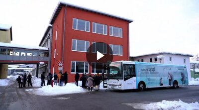Der Pflegebus auf Tour - Beitrag bei Niederbayern TV