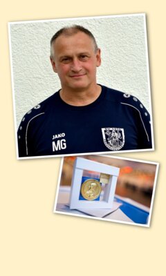 Auszeichnung: Matthias Grünbeck erhält GutsMuths-Ehrenplakette in Bronze