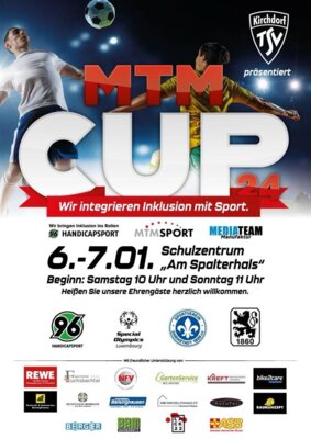 Flyer MTM CUP Fußball Hallenturnier
