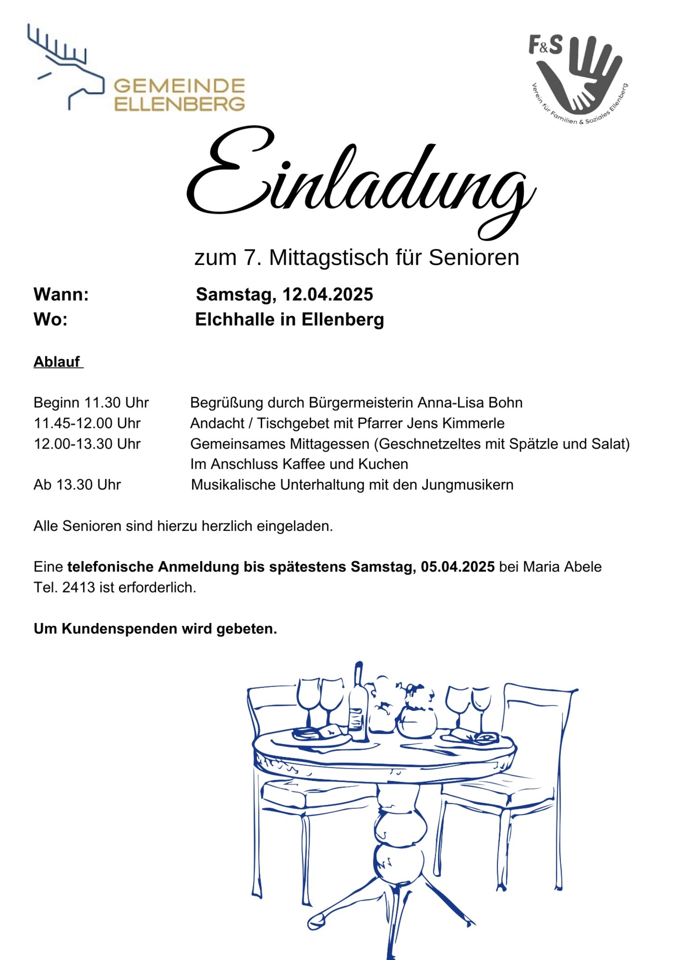 Einladung