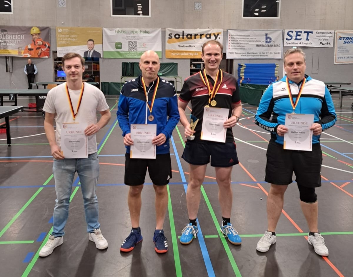 Bei den Herren C sichert sich Simon Wahl gleich zwei mal den Bezirkmeister-Titel. Foto Janika Schneider