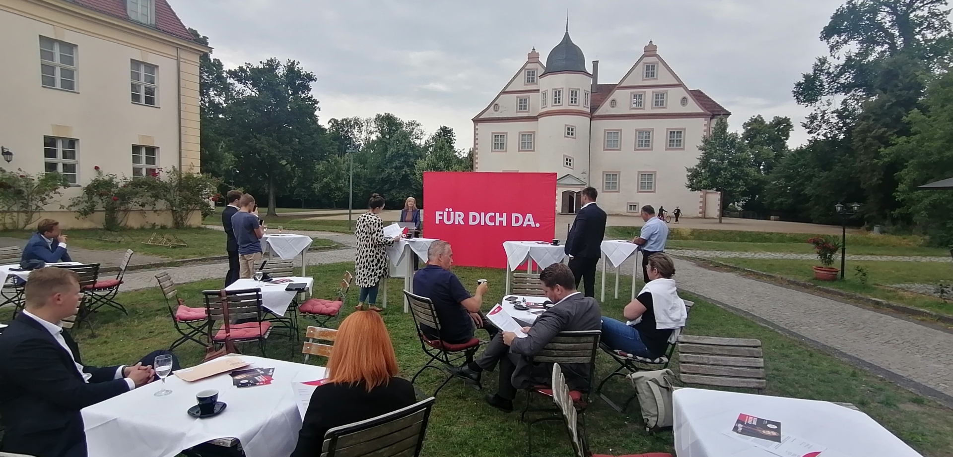 Wahlkampfauftakt von Susanne Rieckhof 2023. Foto: Dörthe Ziemer