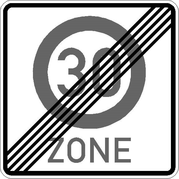 Zone 30 Ende