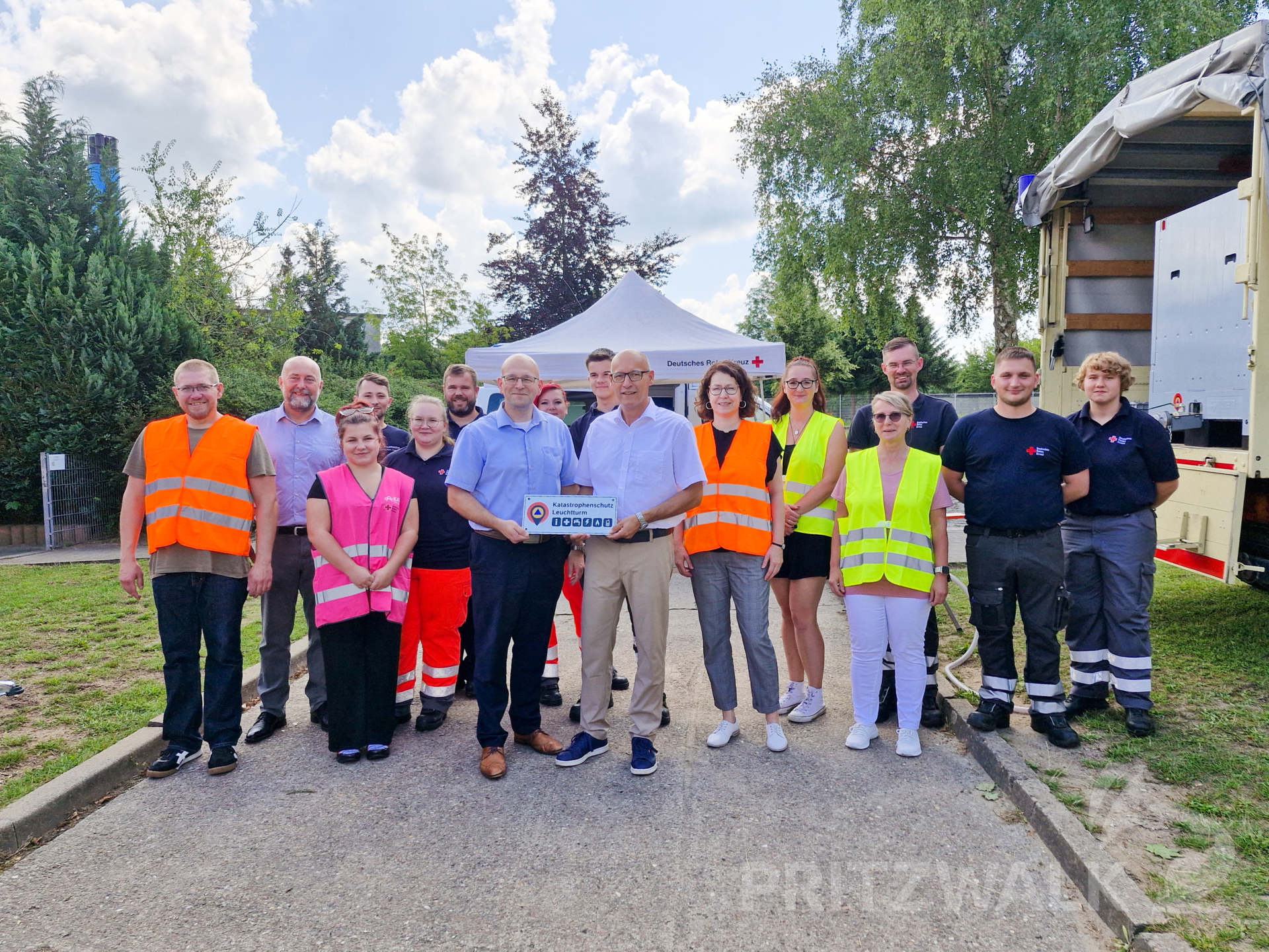 Das Team des Leuchtturms. Foto: Stadt Pritzwalk