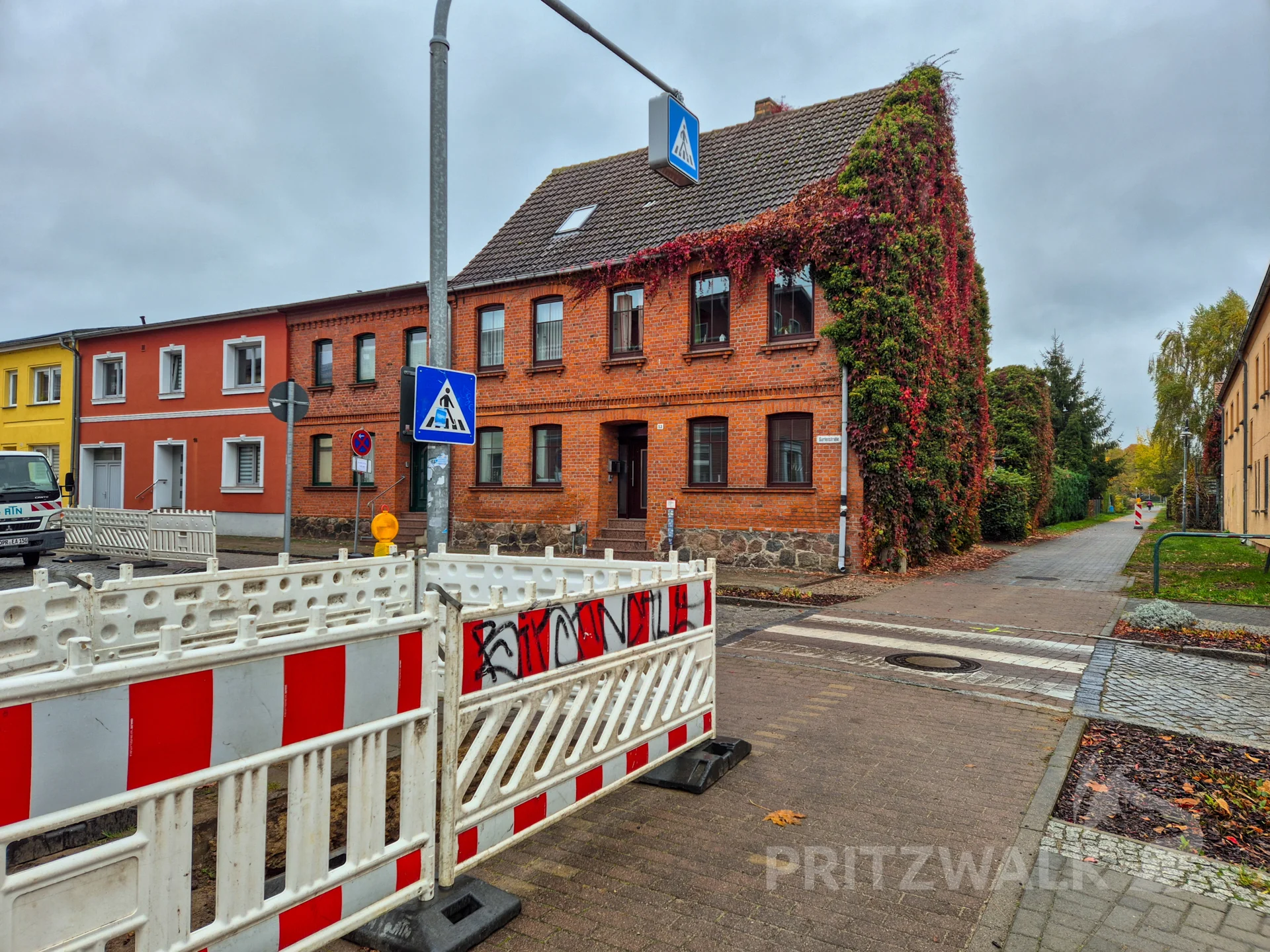 In Höhe Hansengang muss die Straße voll gesperrt werden. Foto: Stadt Pritzwalk