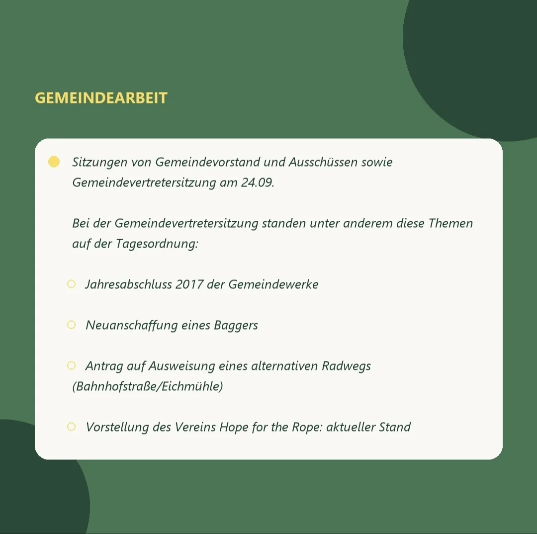 Monatlicher Rückblick (5)