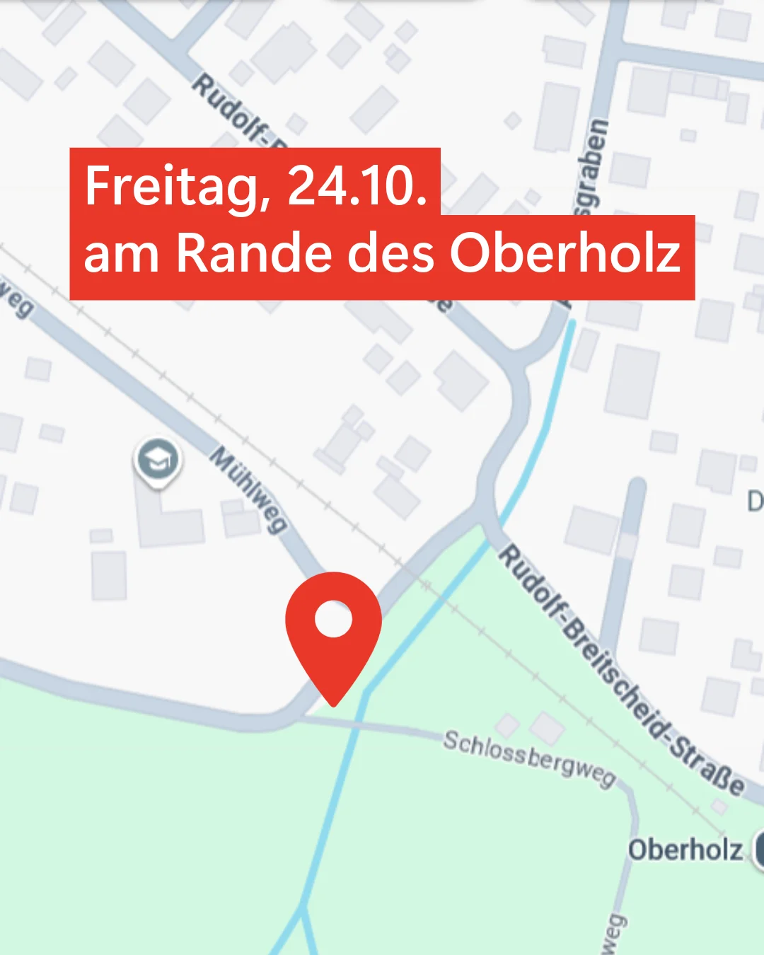 Karte: Treffpuntk zur Eröffnung des Lehrpfads am Pösgraben
