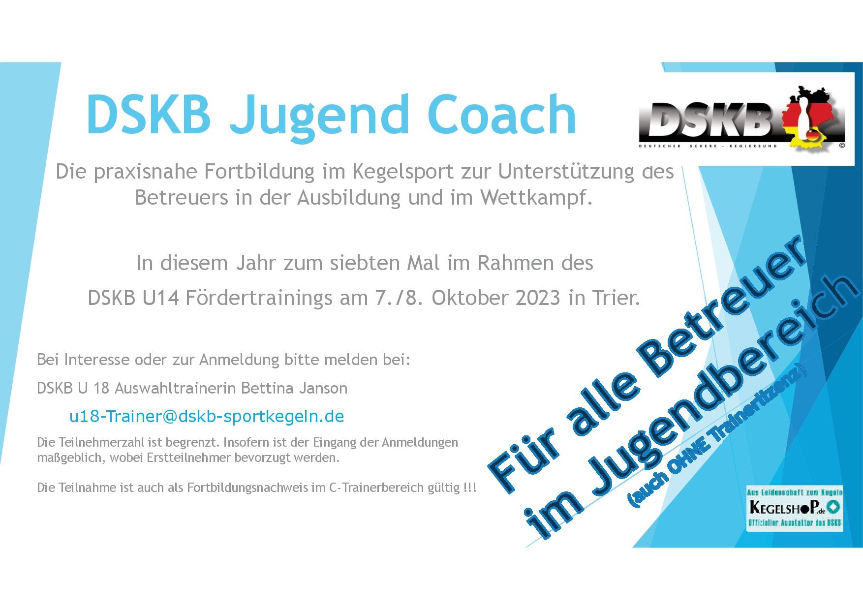 DSKB Jugend Coach