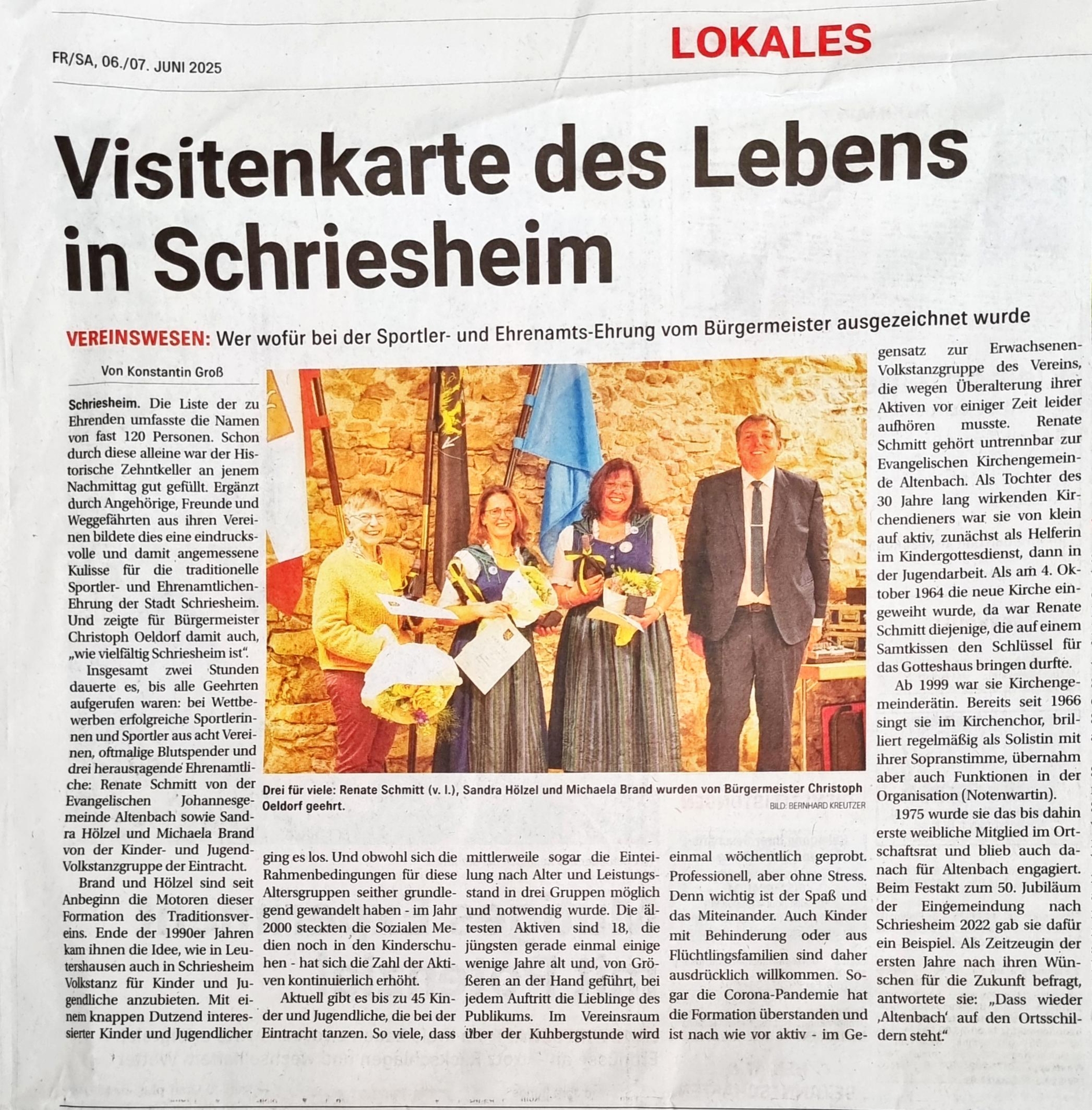 Bericht aus der BAZ