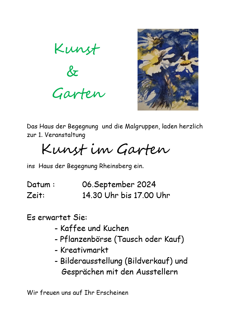 Kunst im Garten Sept. 24