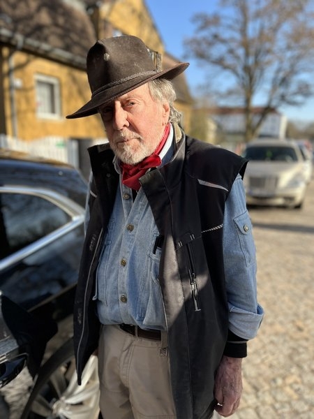Foto Stadt Teltow: Kunstprojektinitiator Gunter Demnig