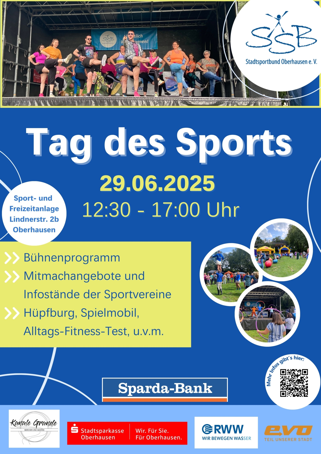 Plakat Tag des Sports