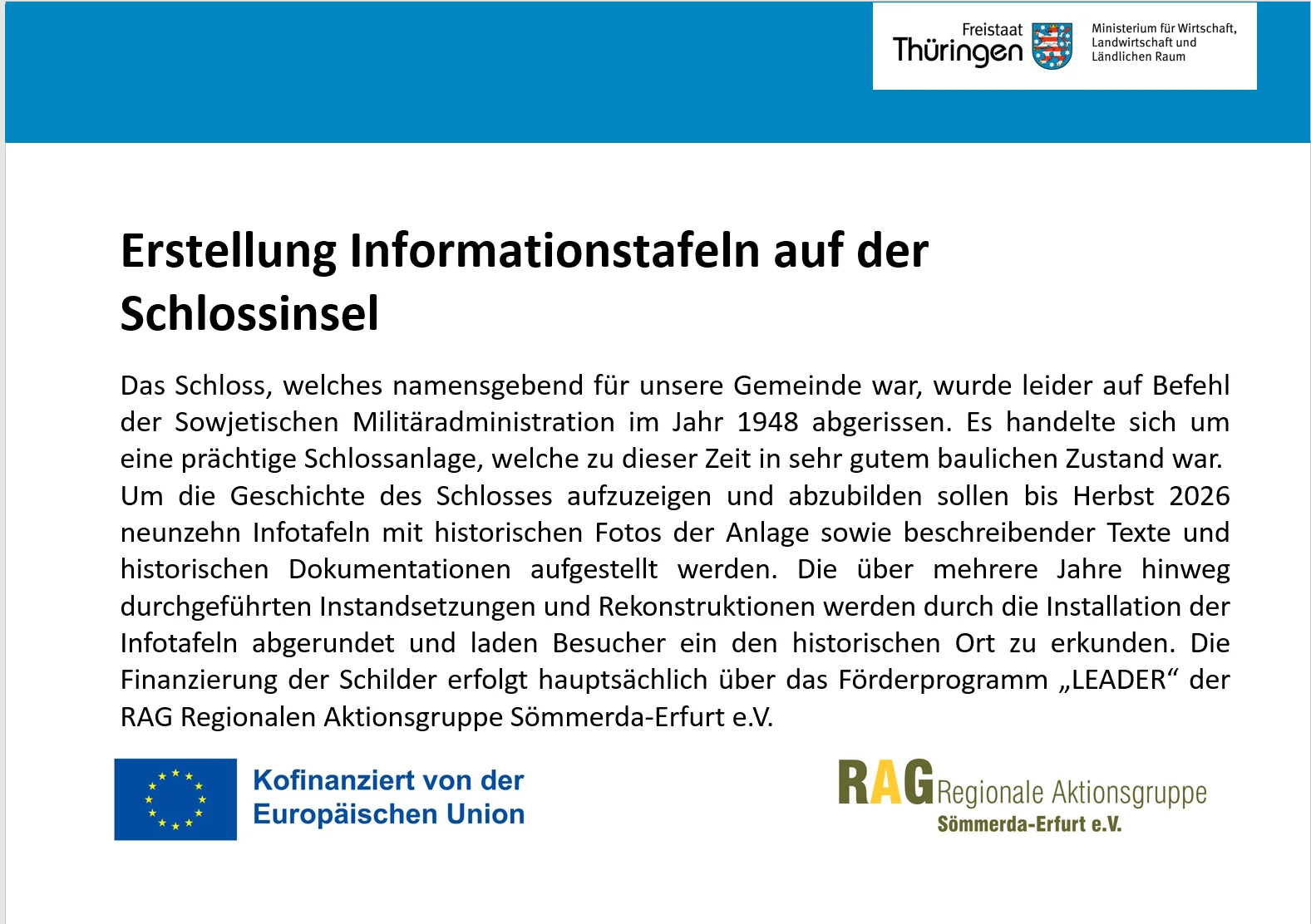 Informationstafel