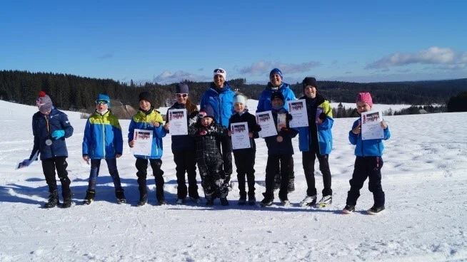 Bezirkskinderlanglauf des SC Bubenbach in Schwärzenbach / Hellewand