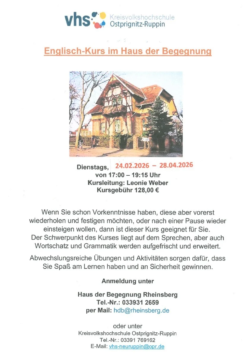 Englisch-Kurs