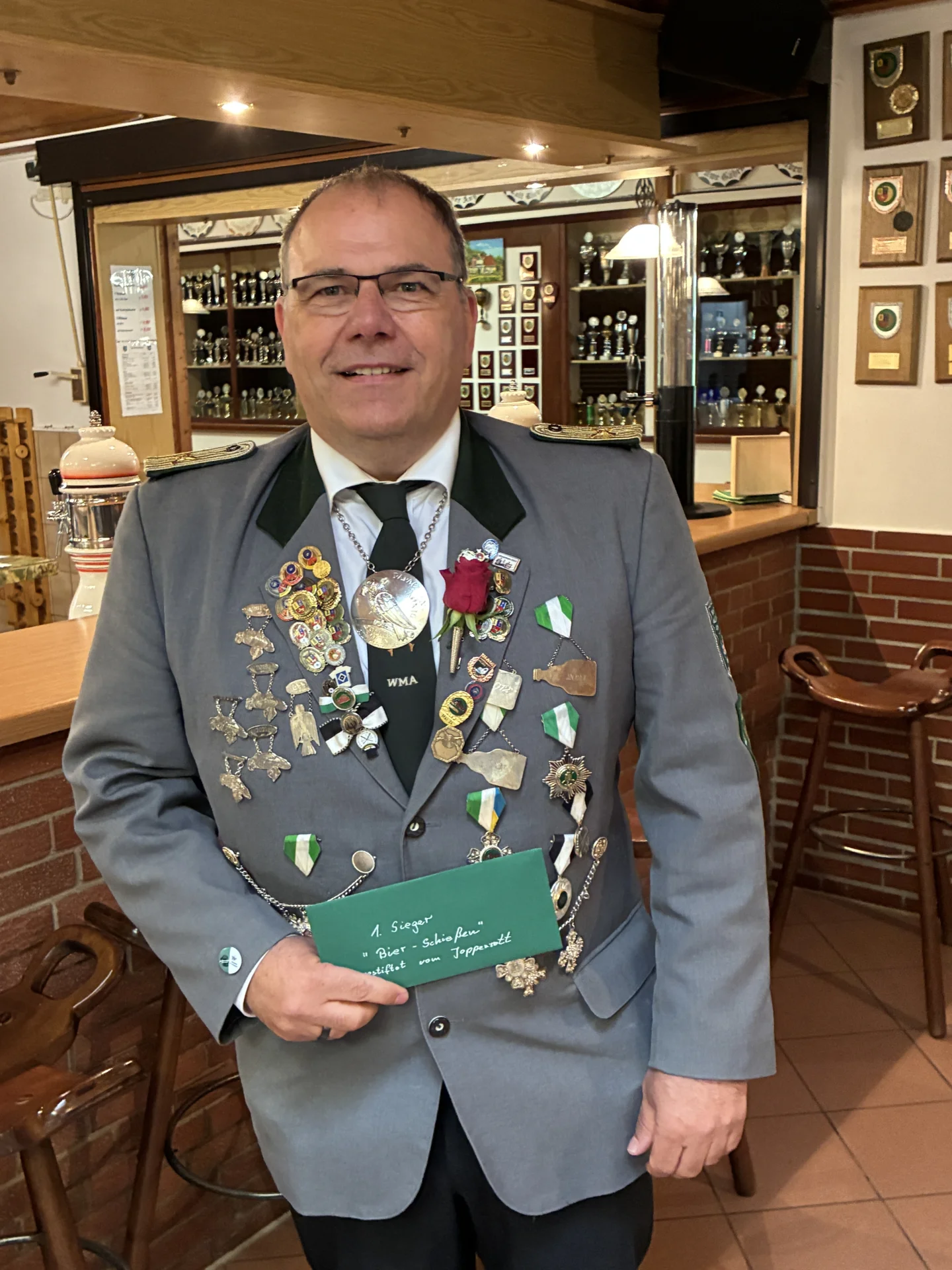 Bierscheibensieger Marko Lemmel