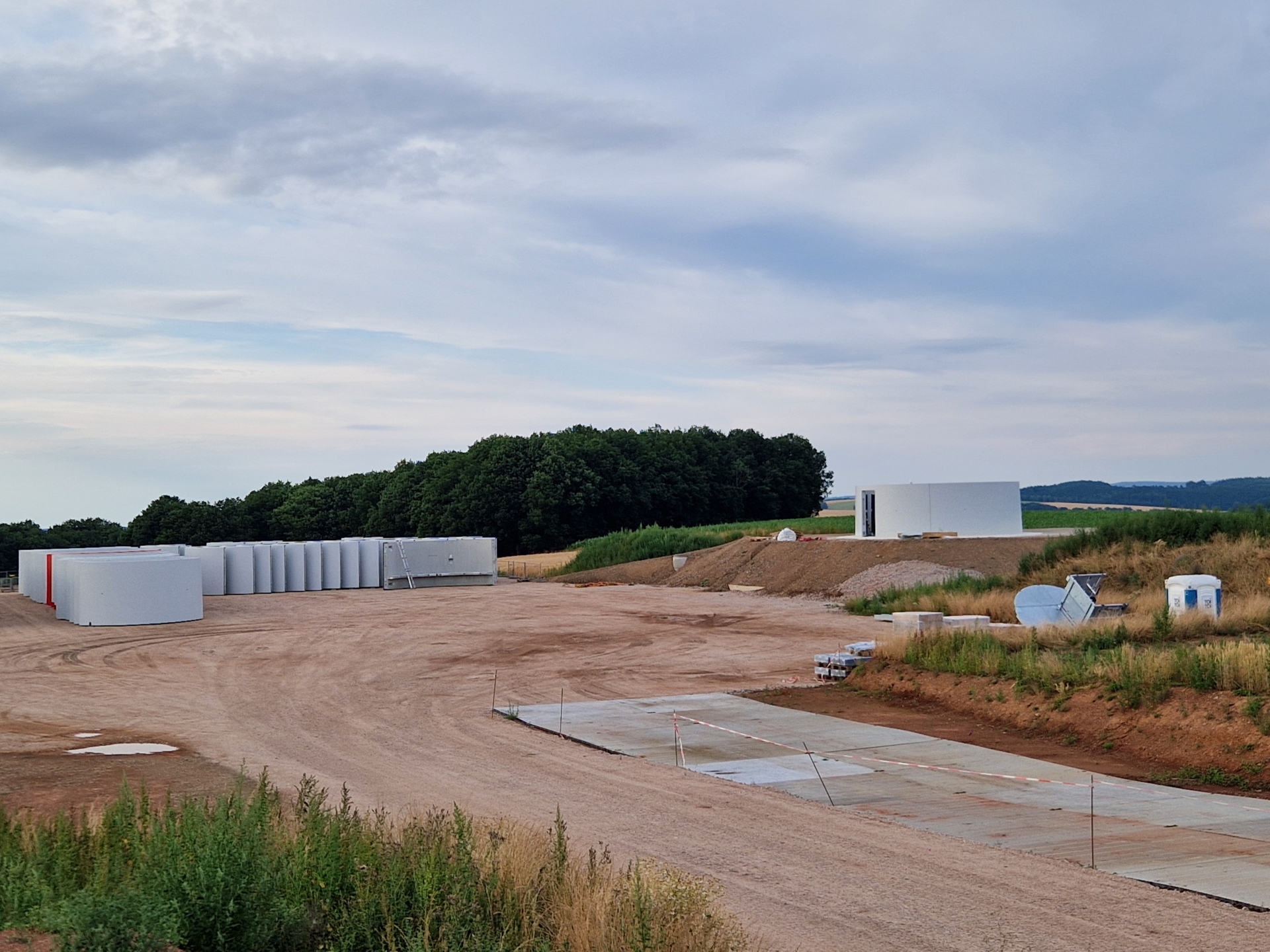 Baufeld Windenergieanlage in Höhe Mülsener Straße