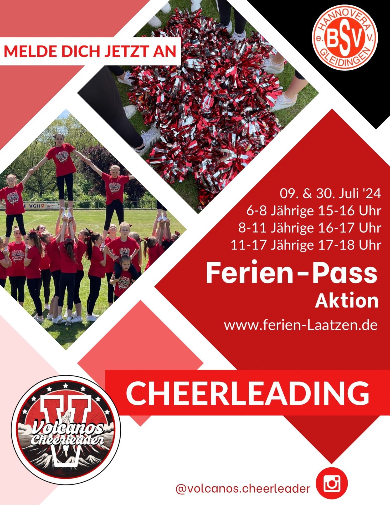 Ferienpass Aktion BSV Cheerleading 