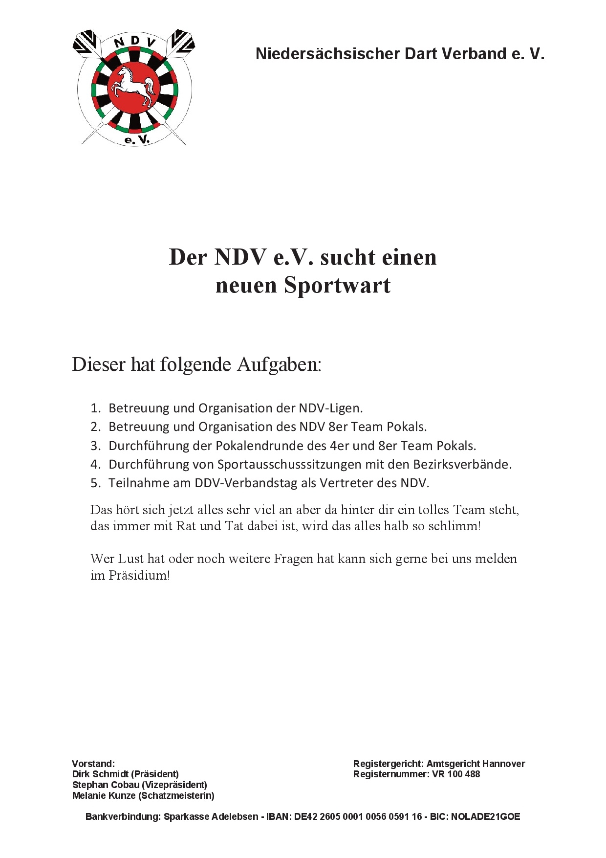 Ausschreibung